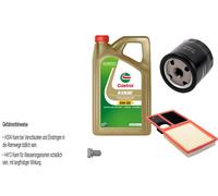 KRAFT Controllo Set 5 L Castrol Titanium FST 5W-30 LL Per VW Golf V 1.4 16V