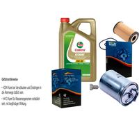 KRAFT Controllo Set 5 L Castrol Titanium FST 5W-30 LL Per VW Polo 1.6 TDI