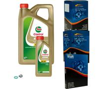 KRAFT Controllo Set 6 L Castrol EDGE 5W-30 Per Toyota Auris 1.2