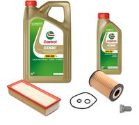 KRAFT Controllo Set 6 L Castrol Titanium FST 5W-30 LL Per Audi A4 Avant 2.0