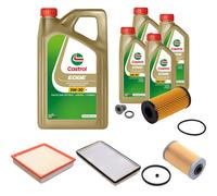 KRAFT Controllo Set 9 L Castrol EDGE 5W-30 Per Opel Vivaro Kasten 2.0 CDTi