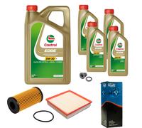 KRAFT Controllo Set 9 L Castrol EDGE 5W-30 Per Opel Vivaro Kasten 2.0 CDTi