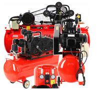 KRAFT DELE Compressore Ad Aria 200L 3 Cilindri 720L/min 8 Bar Per Officina