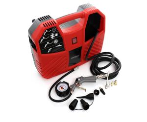 Kraft DELE Compressore ad Aria Senza Olio 1100W 8 Bar 180l Portatile Compatto