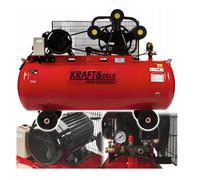 KRAFT DELE Compressore Aria 300L 12,9PS 3 Cilindri 400V 3 Fasi