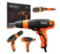 Kraft&dele Elektro-Bohrschrauber 880W 2 Marce + LED KD1673 Funzionamento a Rete