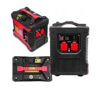 KRAFT&DELE Generatore di Corrente Inverter Benzina 2500W 2x Schuko
