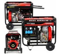 kraft dele kd122 Generatore Diesel 6500W Stromaggregat Gruppo Elettrogeno