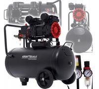 KRAFT DELE KD1386 Compressore Aria Compressa Olio-Free 8 Bar 50L 1,5kW