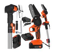 KRAFT DELE S2C Set Sega A Catena A Batteria Telescopica 21V 4 Zoll