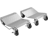 KRAFT DELE Set 2 Pezzi Di Carrelli Piattaforma Portarulli 680 kg