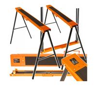 KRAFT DELE Set 2x Sägebock Cavalletto Supporto Montaggio 200kg Acciaio Zincato