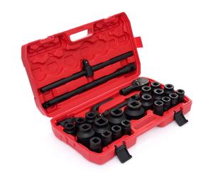 KRAFT DELE Set Bussole 3/4 Zoll Chiavi a Bussola 12 Kant 26 pz