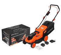 KRAFT DELE Tagliaerba A Batteria 40V 2x6Ah 43cm 50L Cestello 25-75mm Mulching