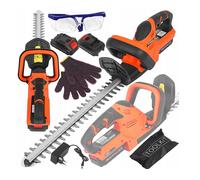 KRAFT DELE Tosa Siepi A Batteria 21V 2x Akku 480mm Senza Cavo