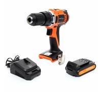 KRAFT&DELE TRAPANO AVVITATORE CON PERCUSSIONE BATTERY A LITIO 18V 2AH AL 2000AH