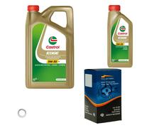 KRAFT Filtro Olio 6 L Castrol EDGE 5W-30 Per Hyundai IX35 1.7 CRDi i30