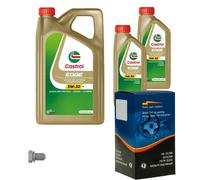 KRAFT Filtro Olio 7 L Castrol EDGE 5W-30 Per Mazda 5 2.0 1.8