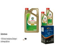 KRAFT Filtro Olio 7 L Castrol EDGE 5W-30 Per Mazda Premacy 2.0 TD