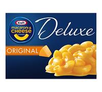Kraft Macaroni & Cheese Deluxe Dinner, Original Cheddar, 14-Ounce Boxes (Pack of 8)
