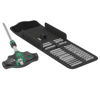 Kraftform Kompakt 0.6cm Esagonale Manico a T Porta-Punta Cacciavite Cricchetto