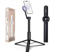 KraftGeek Treppiede magnetico per iPhone MagSafe, bastone per selfie da 64 pollici, supporto Tirpod per registrazione video, vlogging e creazione di contenuti