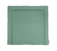 KraftKids Fasciatoio in doppio crepe verde giada 75 x 70 cm (larghezza x profondità), cuscino fasciatoio