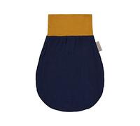 KraftKids Sacco nanna in mussola di cotone, colore blu scuro, per la primavera e l'estate, disponibile in due misure