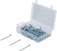 kraftmann 88116 assortimento di chiodi, Argento