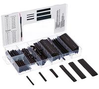 Kraftmann 88184 - Tubi termoretraibili assortiti, 126 pz, colore: Nero - NUOVO