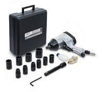 Kraftmann - Kit con Chiave Ad Impulsi Pneumatica per Bricolage da 16 Pezzi, 320 NM