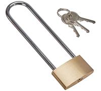 Kraftmann - Lucchetto Con Arco Extra Lungo, 40 Mm, In Ottone Massiccio