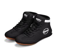 Kraftpaid Scarpe Boxe Uomo,Scarpe da Wrestling Uomo,Scarpe da Boxe Pugilato,Scarpe da Boxe Unisex,Rete Traspirante,Confortevole,Resistente all'Usura,per Taekwondo,Arti Marziali,Box,Tai Chi.