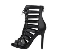 Kraftpaid Stivaletto De Salsa Tango,Heels Dance Shoes,Stivali Da Ballo Latino Punta Aperta,Stivali Da Ballo Latino Donna,Stivaletti Da Ballo Da Donna Alla Caviglia,Per Feste,Performance Ballo