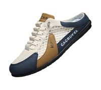 Kraftpaid Uomo Backless Sneakers,Mules Sneakers da Uomo,Scarpe da Ginnastica da Uomo con Schiena Scoperta,Pantofole Sportive Slip-On Estive,Comode,Traspiranti,Leggero,per Interni Ed Esterni