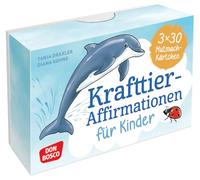 Krafttier-Affirmationen für Kinder: 3x30 Mutmach-Kärtchen. Mutig wie ein Löwe, gelassen wie eine Schildkröte: positive Glaubenssätze auf Bildkarten für Kindergarten und Grundschule
