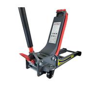 Kraftwelle Cric idraulico a carrello da 5 tonnellate, 75 mm - 620 mm, doppio pistone, pedale idraulico per auto, furgone, trasporto, fuoristrada