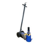 Kraftwelle - Cric pneumoidraulico 50T/25T, sollevatore a carrello ad aria compressa, mobile, per camion, veicoli commerciali da 50 tonnellate, sollevatore a carrello, per settore agricolo