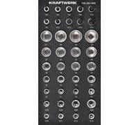 Kraftwerk 105.301.006 1/2'' Set di bussole esagonali TX 38-pz. Inlay 20x40