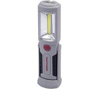 Kraftwerk 32069 COB Batteria Torcia 2W+3 LED, Grigio/Nero