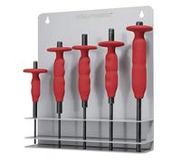 Kraftwerk Tools 3360 Punzoni perni impostati w. Maniglia AirGrip, 5pcs