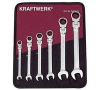 Kraftwerk Set di chiavi combinate a cricchetto 6 pz. Quantità:1