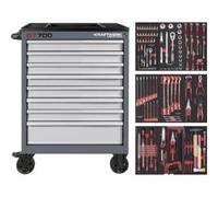 Kraftwerk Tools 102.118.101 Carrello da officina BT700 8 cassetti 143 pz.