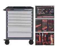 Kraftwerk Tools 102.381.517 Carrello da officina BT700 7 cassetti 189 pz.