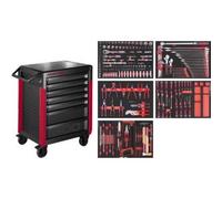 Kraftwerk Tools 102.417.002 PRO LINE Carrello da officina PT800 7 cassetti 242 pz.