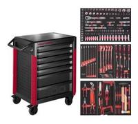Kraftwerk Tools 102.417.005 PRO LINE Carrello da officina PT800 7 cassetti 189 pz.