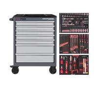 Kraftwerk Tools 102.460.517 BT LINE Carrello da officina BT700 7 cassetti 190 pz.