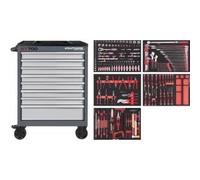 Kraftwerk Tools 102.470.515 Carrello da officina BT700 8 cassetti 242 pz.