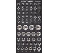 Kraftwerk Tools 105.301.007 1/2'' Bussole esagonali TX multi-dente Ribe 56-pzInlay 20x40