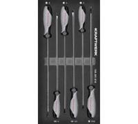 Kraftwerk Tools 105.301.016 Giraviti lunghi con intaglio PH esagonale 6-pz. Inlay 20x40